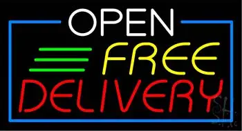 Free Delivery Open LED Neon Sign