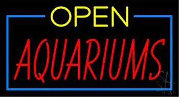Aquariums Open LED Neon Sign