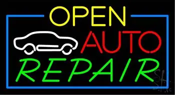 Open Auto Repair LED Neon Sign