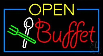 Open Buffet LED Neon Sign