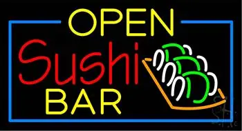 Open Sushi Bar LED Neon Sign