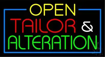 Open Tailor and Alteration LED Neon Sign