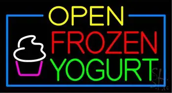 Open Frozen Yogurt LED Neon Sign