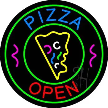 Pizza Open LED Neon Sign