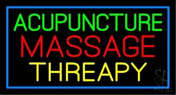 Acupuncture Massage Therapy LED Neon Sign