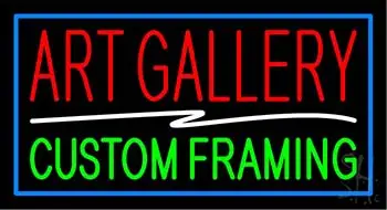 Art Gallery Custom Framing LED Neon Sign