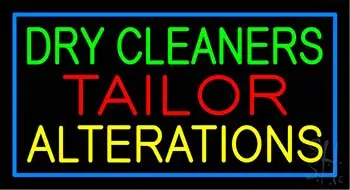 Dry Cleaners Tailor Alterations LED Neon Sign