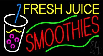Fresh Juice Smoothies LED Neon Sign