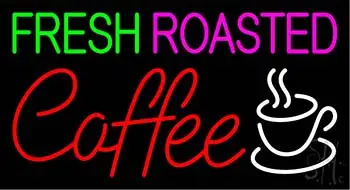 Fresh Roasted Coffee LED Neon Sign