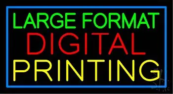 Large Format Digital Printing LED Neon Sign