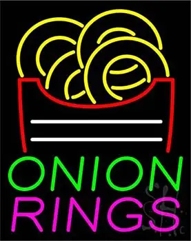 Onion Rings LED Neon Sign