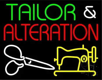 Tailor And Alterations LED Neon Sign