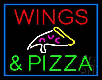 Wings And Pizza LED Neon Sign