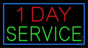1 Day Service LED Neon Sign