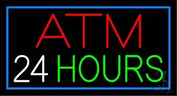 Atm 24 Hours LED Neon Sign