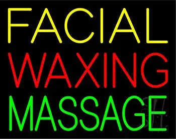 Facial Waxing Massage LED Neon Sign