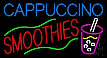 Cappuccino Smoothies LED Neon Sign