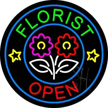 Florist Open LED Neon Sign