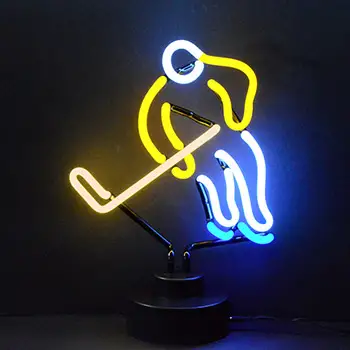 Hockey Neon Sculpture