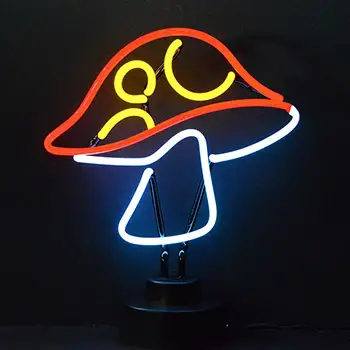 Mushroom Neon Sculpture