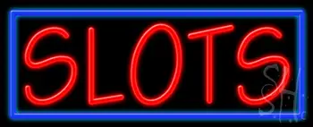 Slots Neon Sign