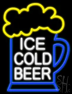 Ice Cold Beer Neon Sign