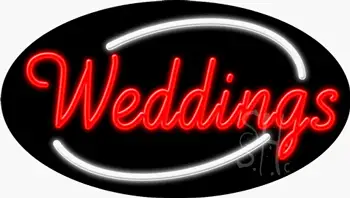 Weddings Neon Sign