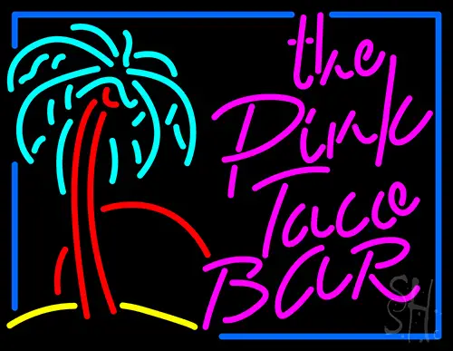 The Pink Taco Bar LED Neon Sign