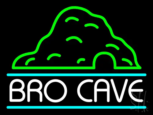 Bro Cave LED Neon Sign