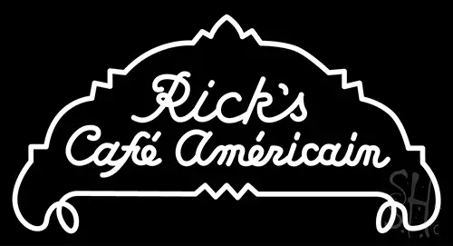 Rick S Cafe Americain Casablanca LED Neon Sign