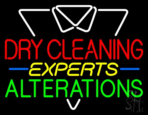Dry Cleaning Experts LED Neon Sign