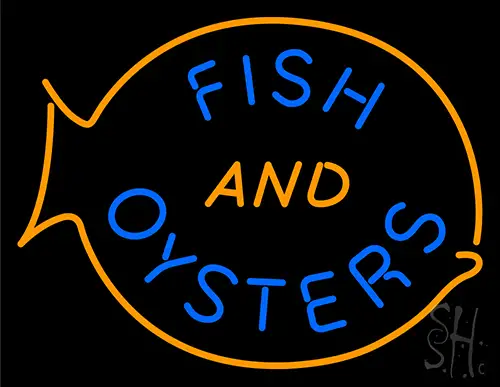 Fish And Oysters LED Neon Sign