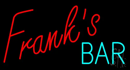 Franks Bar LED Neon Sign