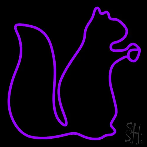 Squirrel LED Neon Sign