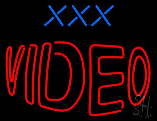 Xxx Video LED Neon Sign