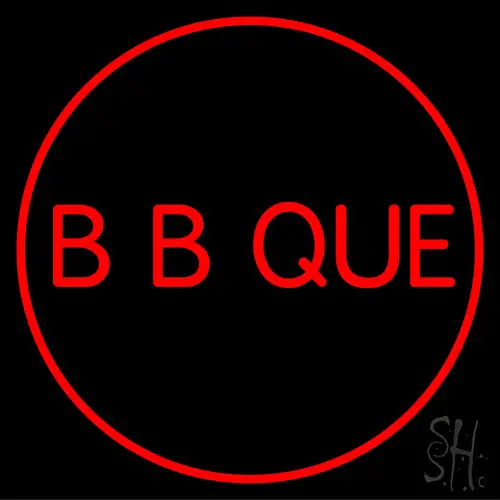 Bb Que LED Neon Sign