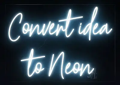 Create Your Own LED Neon Sign