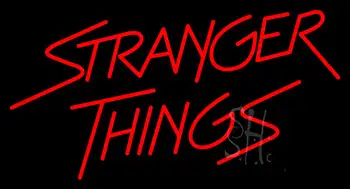 Red Stranger Things Logo LED Neon Sign