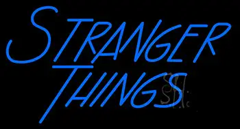 Blue Stranger Things LED Neon Sign