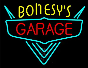 Bonesys Garage LED Neon Sign