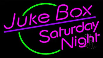 Jukebox Saturday Night LED Neon Sign