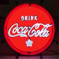 Coca-cola Red, White & Coke Neon Sign