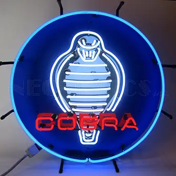 Ford Cobra Neon Sign With Backing