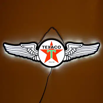 Slim LED Texaco Wings Slim LED Sign