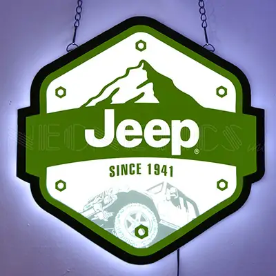 Slim Led - Jeep Since 1941 Slim Led Sign