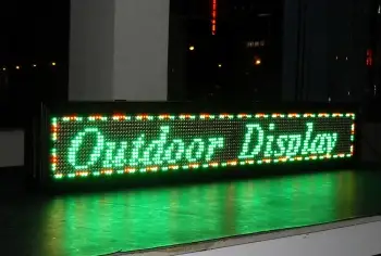 Semi-outdoor Tri-color Led sign