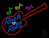 Rock and Roll Guitar LED Neon Sign