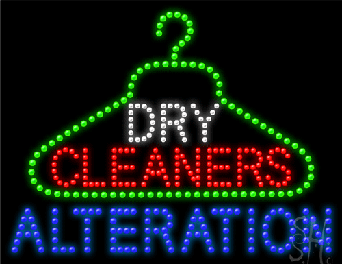 Dry Cleaners Alteration LED Sign