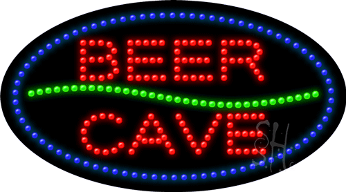 Beer Cave LED Sign