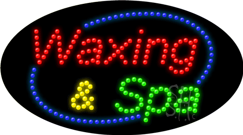 Waxing and Spa LED Sign